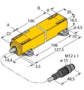 Induktiver Linearwegsensor LI100P1-Q #1590742