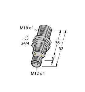 Induktiver Sensor BI8U-EM18WD-#1635002