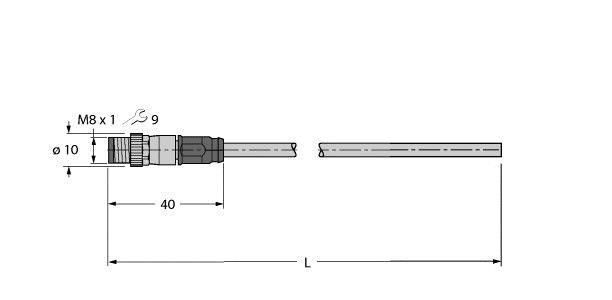 Leitung für Industrial PSGS4M-4416-1M