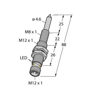 Magnetfeldsensor NIMFE-M12 #1600610