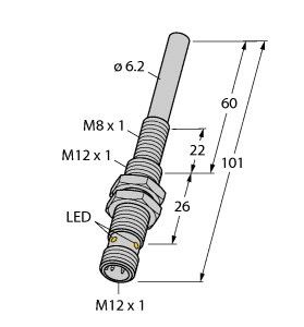 Magnetfeldsensor NIMFE-M12 #1600611