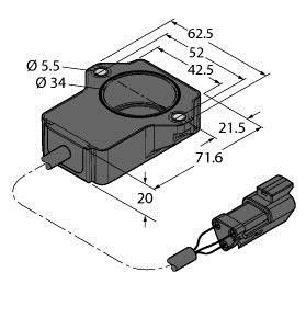 Miniatur Drehgeber RI60P1-QR #100000181