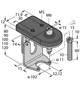 Montageset BTS-DSU35-ZF10-M10