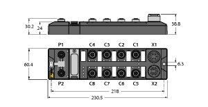 Multiprotokoll-I/O-Modul TBEN-L1-16DIP