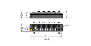 Multiprotokoll I/O- Modul TBEN-S2-4IOL