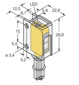 Opto-Sensor Q12AB6RCR