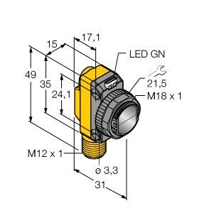Opto Sensor QS186LEQ8
