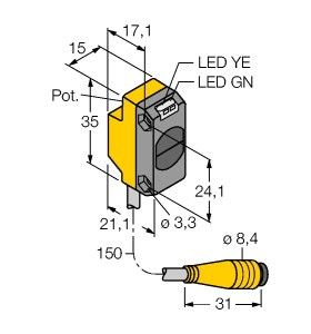 Opto Sensor QS18VP6DBQ