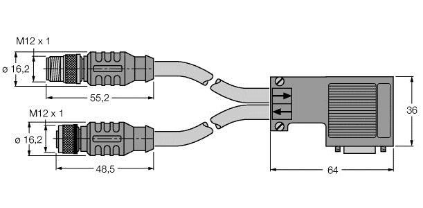 PROFIBUS-Leitung RSSW-D9-R #6915744