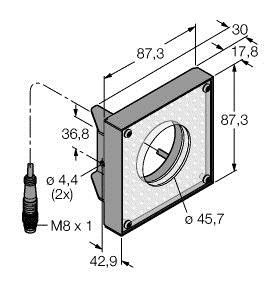 Ringleuchte LEDBR80X80M