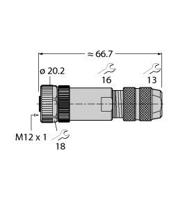 Rundsteckverbinder 6604219