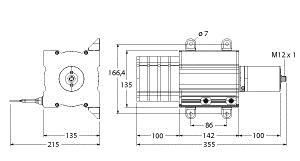 Seilzuggeber DW40000-135-PA-H1441