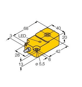 Sensor BI15-Q20-Y1X