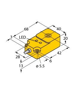 Sensor BI20-Q20-AP45X2LD