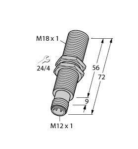 Sensor BI8-M18E-LIU-H1141