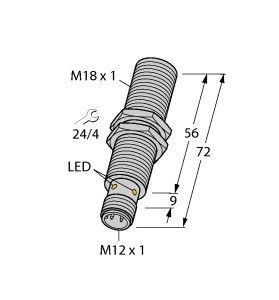 Sensor BI8-M18E-VP6X-H1141