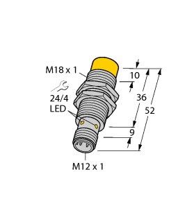 Sensor induktiv NI14-M18-VN6X-H1141