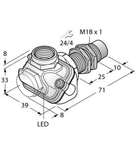 Sensor NI10-EM18WDTC-Y1X