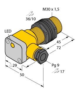 Sensor NI15-P30SK-Y1X