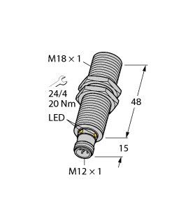 Ultraschallsensor RU40U-M18M-LFX-H1151