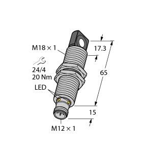 Ultraschallsensor RU40UM18MSUP8X2H1151