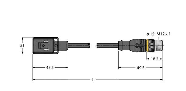 Ventilsteckverbinder VBS02-S80E #6606516