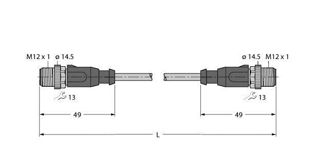 Verbindungsleitung RSSD-RSSD-4414-25M
