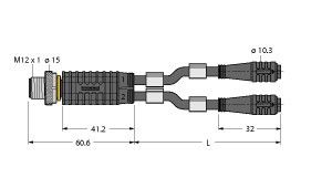 Zweifachverteiler VBRS4.42PKG3Z5/5/TEL