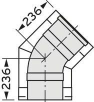 Bogen 45 Grad 0020095548