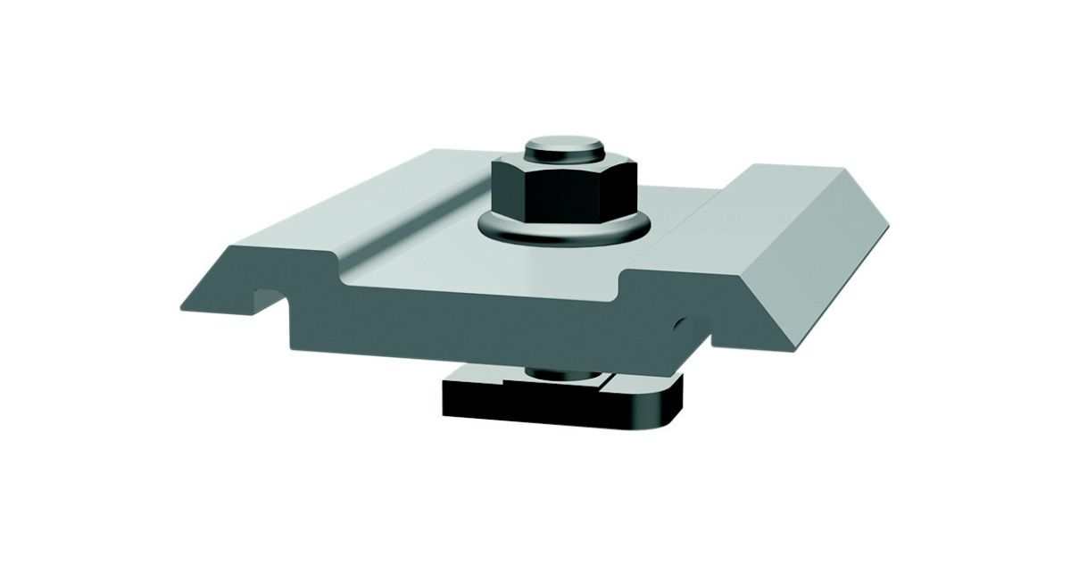 Klemme mitte silber 0020228581
