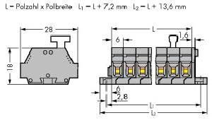 2-Leiter-Klemmenleiste 261-430/331-000