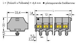 4-Leiter-Klemmenleiste 262-258