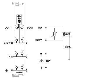 Digitale Ausgangsklemme 750-509