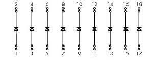 Diodengatter offen 289-105