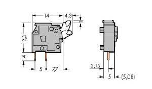 Einzelklemme 255-401