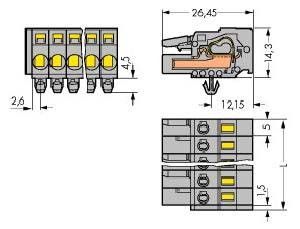 Federleiste 231-103/008-000