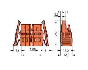 Federleiste 231-303/037-000