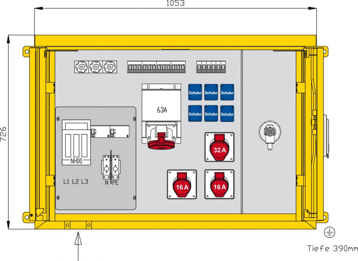 Aufputzverteiler WAP0525