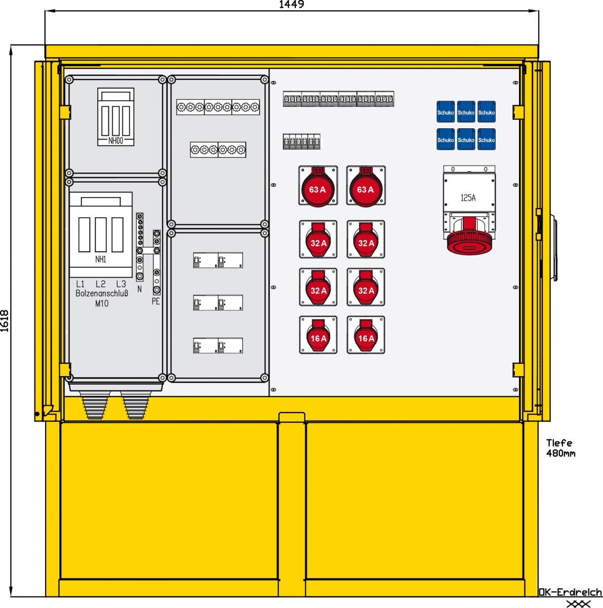 Edelstahlstromverteiler 83216100