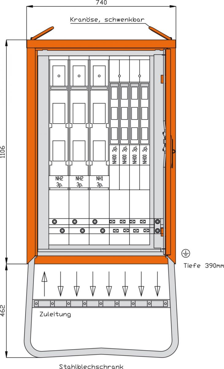 Gruppenverteilerschrank WGV0082