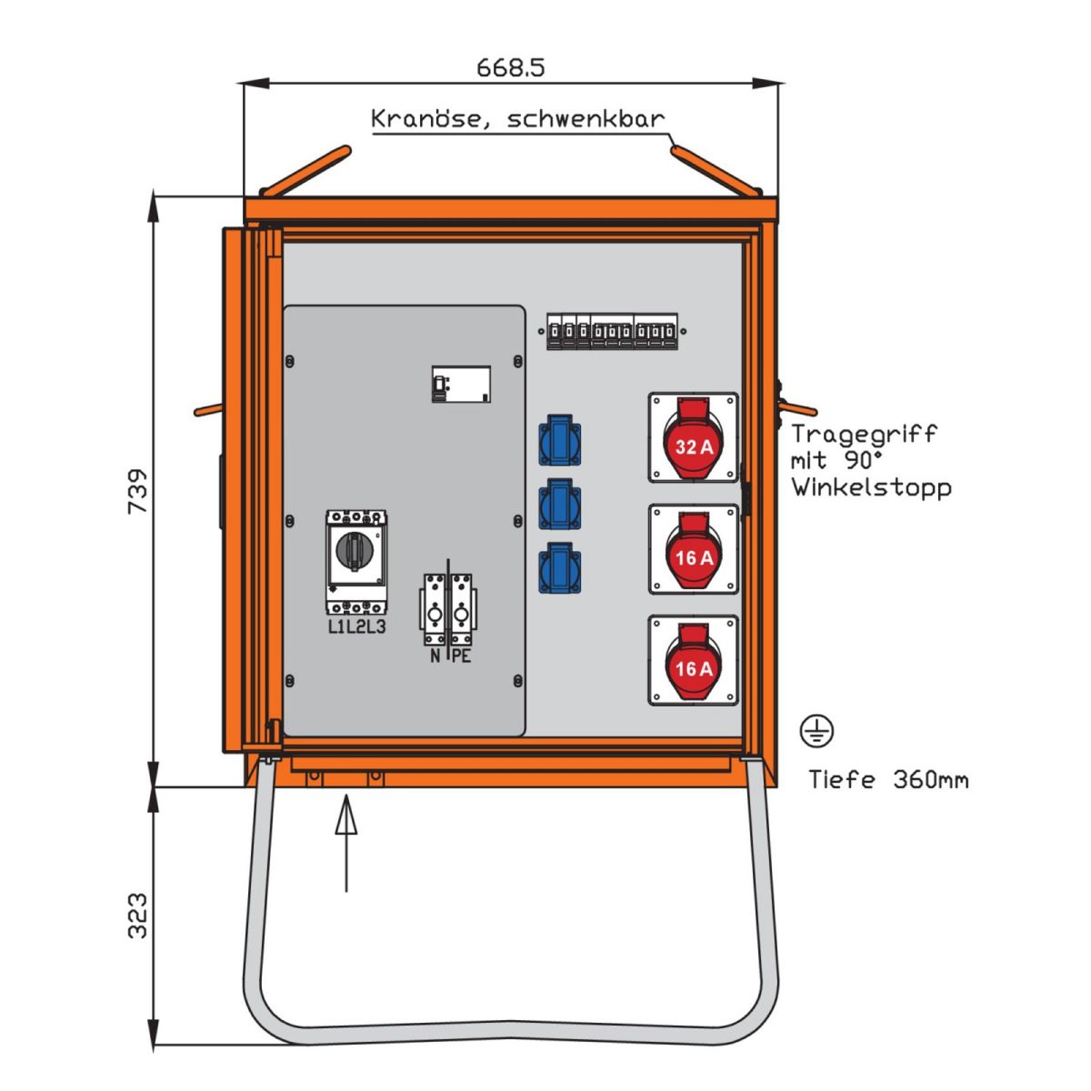 Verteilerschrank WV0270R1-K50
