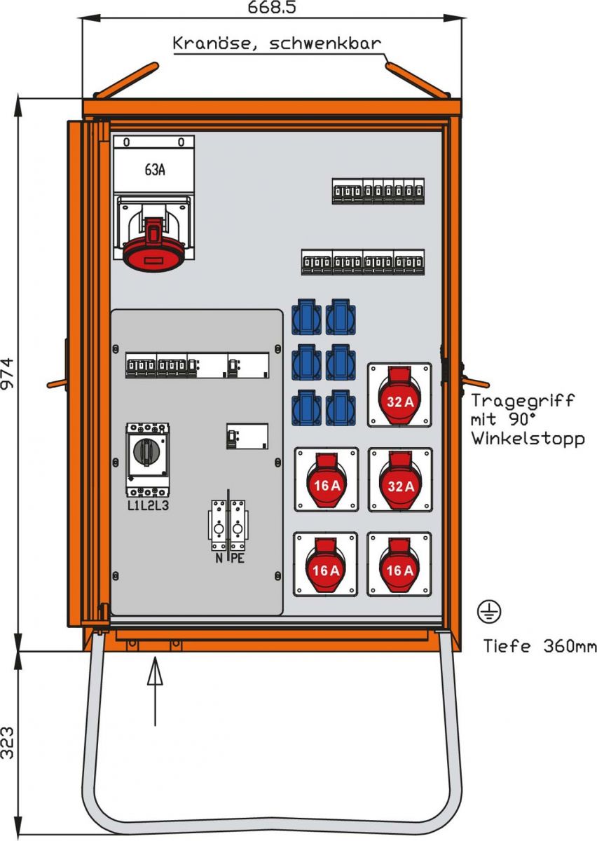 Verteilerschrank WV0430R1