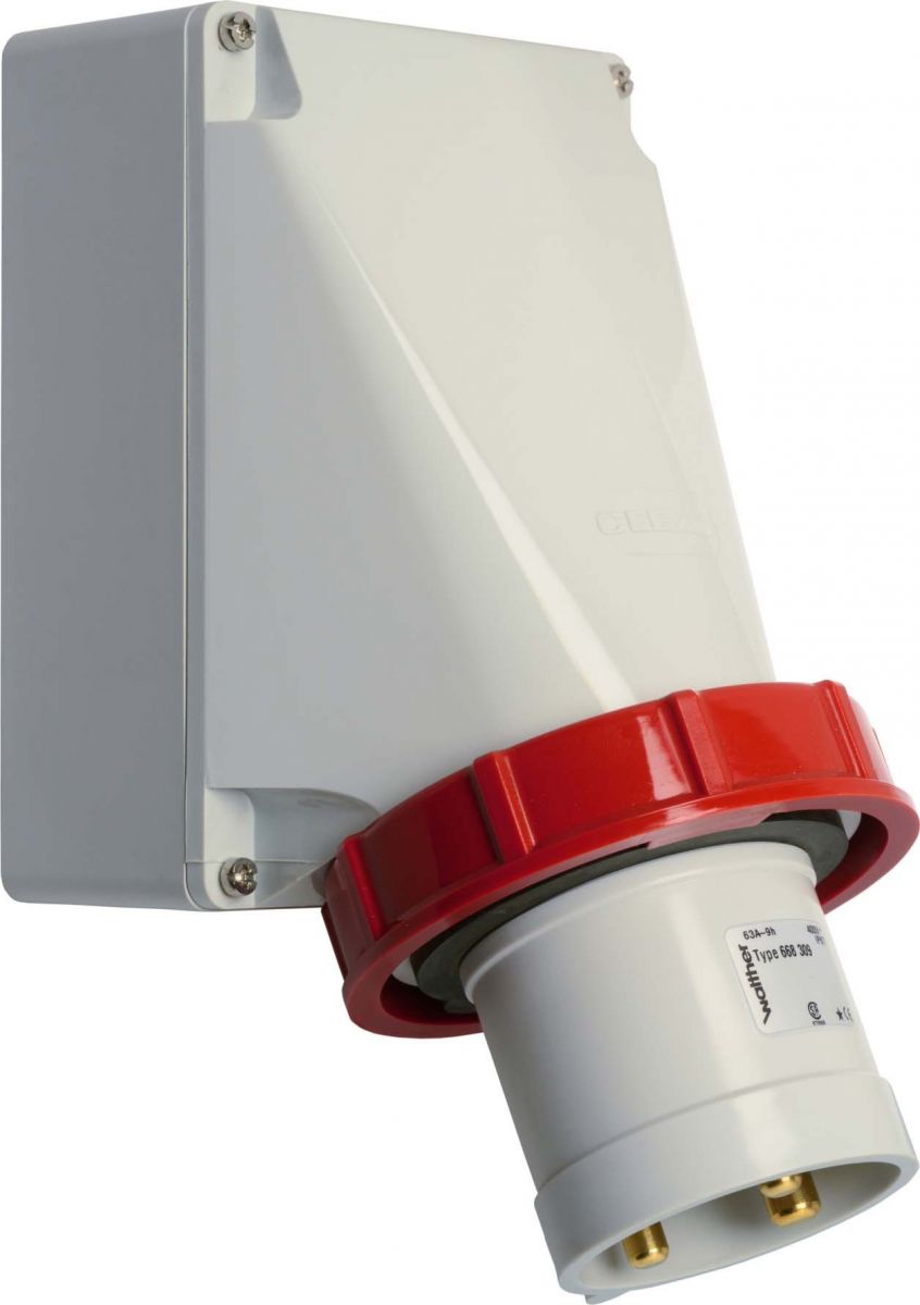 Wandgerätestecker 63A 668309