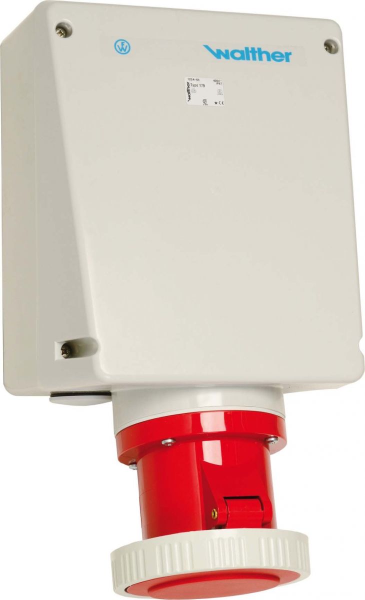 Wandsteckdose 125A 179309OK