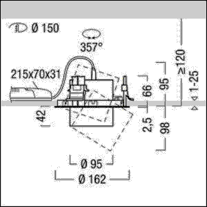 LED-Einbaustrahler V2-R S1200 #60716743