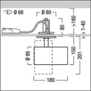 LED-Halbeinbaustrahler V2-SRM2500 #62917412