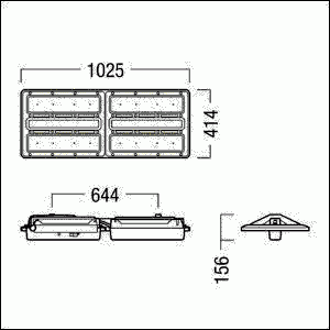 LED-Hallenleuchte CR2PL L35k #42187280