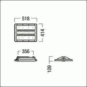 LED-Hallenleuchte CR2PL M17K #42187264
