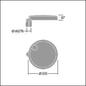 LED-Mastleuchte CT L 48L25 #96635161