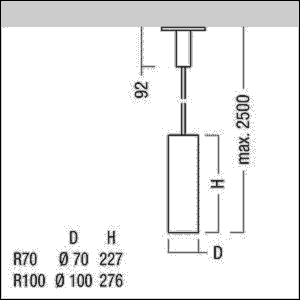 LED-Pendelleuchte P-INF 3WH #62920305